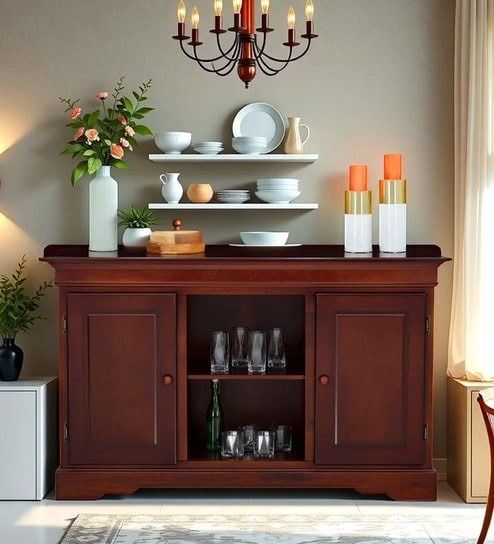 Wooden Crockery Unit