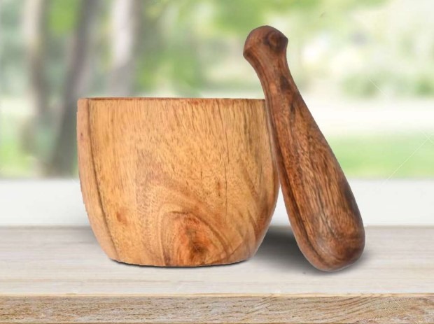 Elegant Mortar and Pestle