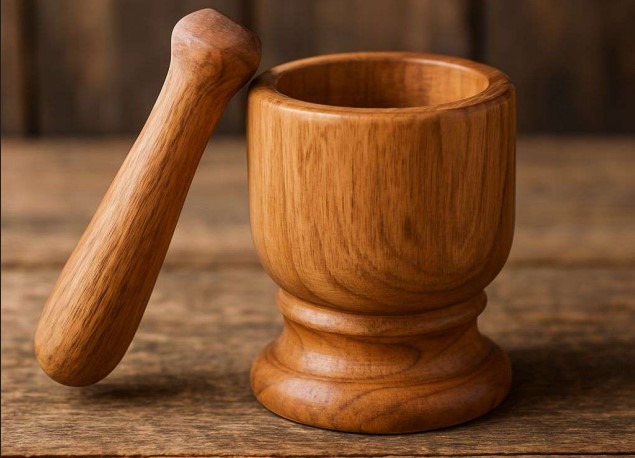 Elegant Food-Safe Mortar & Pestle