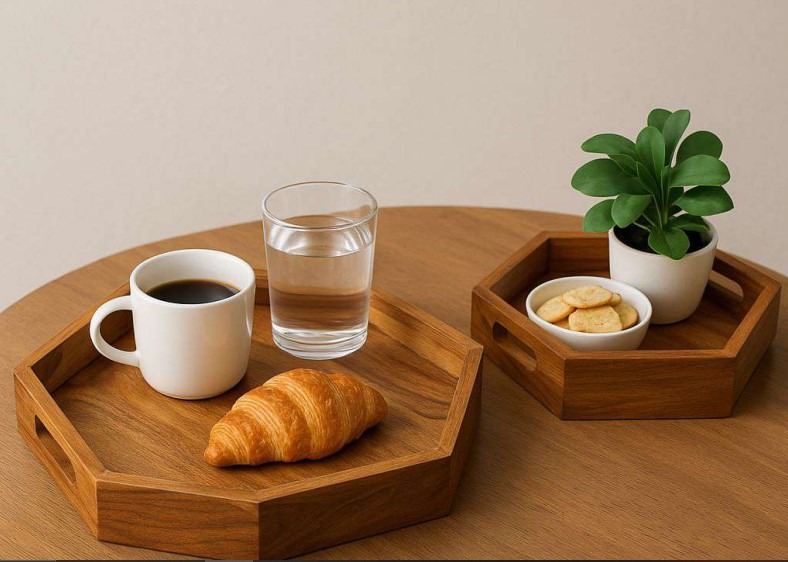 Hexagonal Serving Tray